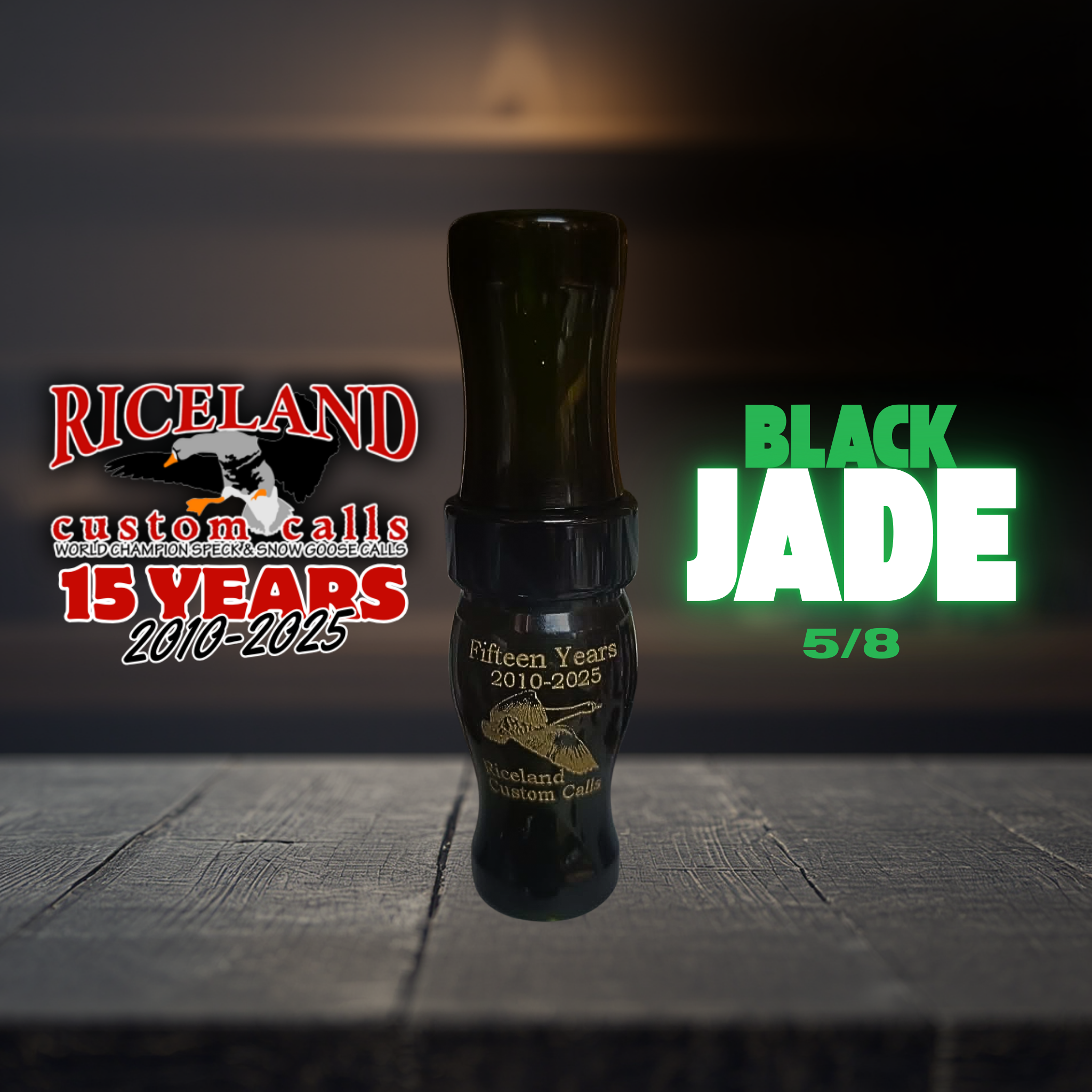 15th Anniversary 5/8 Speck/Snow Call - BLACK JADE
